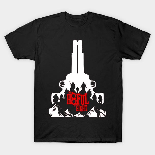 The Hateful Eight T-Shirt by OtakuPapercraft